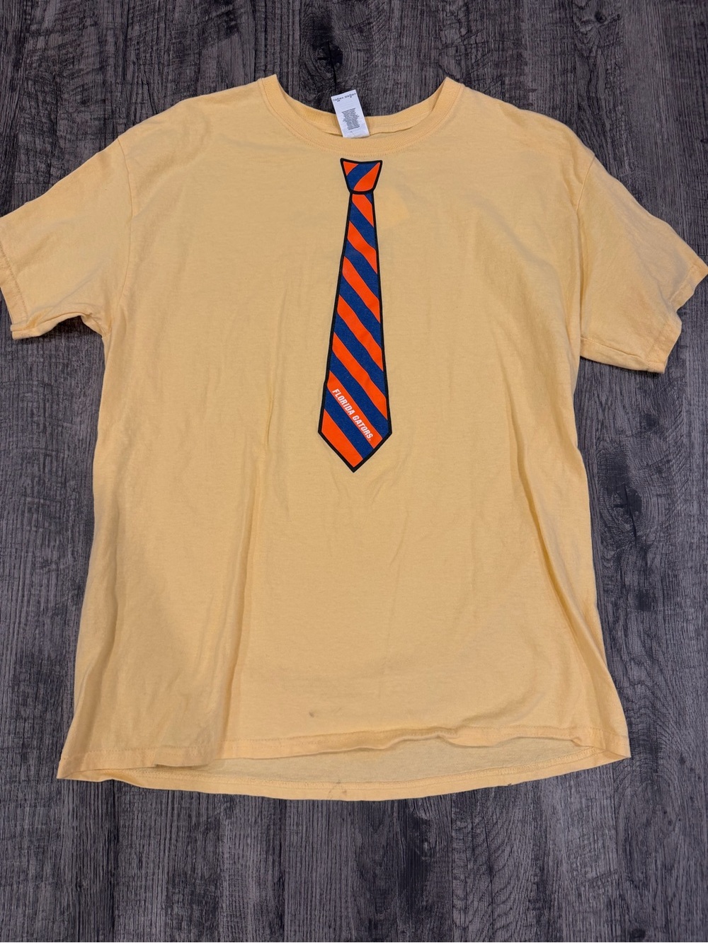 Yellow Graphic Tie-Print Men’s T-Shirt